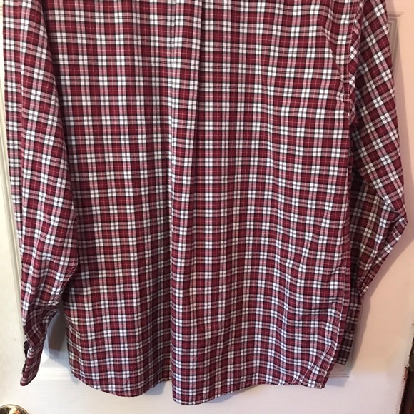Nob Hill Red & Black Plaid Button Down Shirt Sz L - Picture 10 of 12